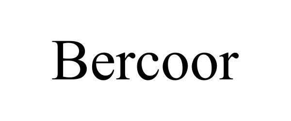 Trademark Logo BERCOOR