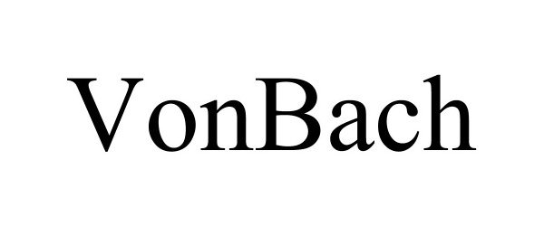 Trademark Logo VONBACH