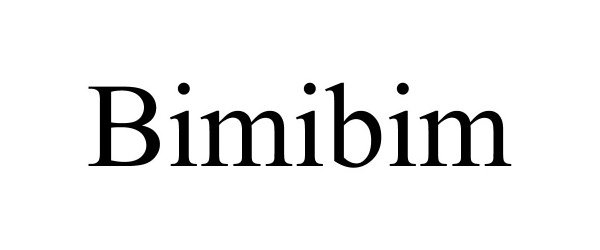 Trademark Logo BIMIBIM