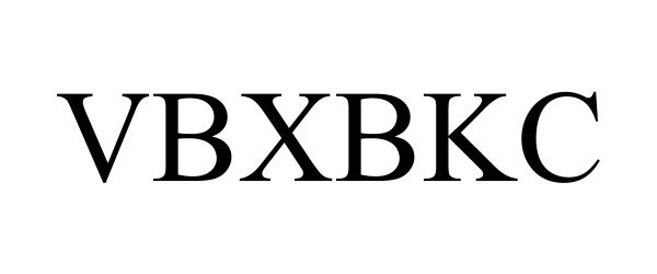 Trademark Logo VBXBKC