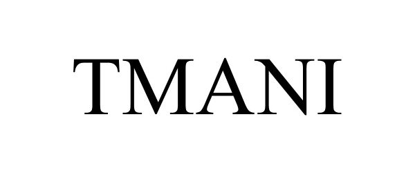 Trademark Logo TMANI