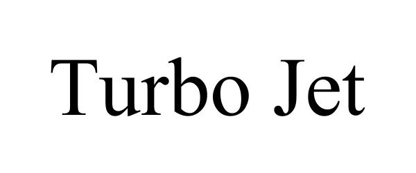 Trademark Logo TURBO JET