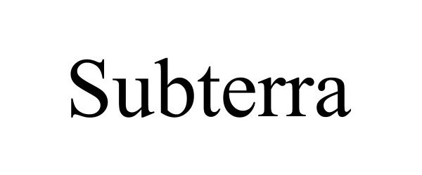  SUBTERRA