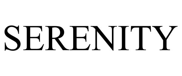 Trademark Logo SERENITY