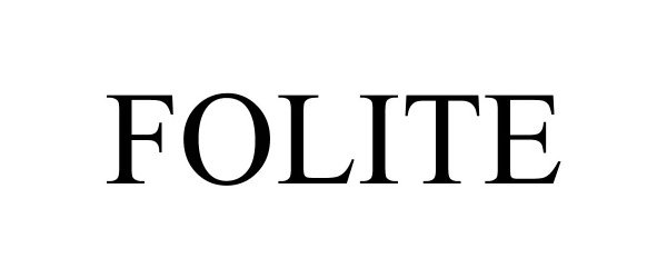 Trademark Logo FOLITE