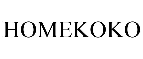 Trademark Logo HOMEKOKO