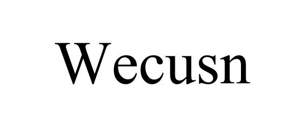 Trademark Logo WECUSN