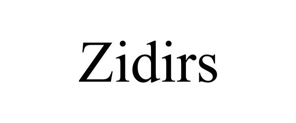  ZIDIRS