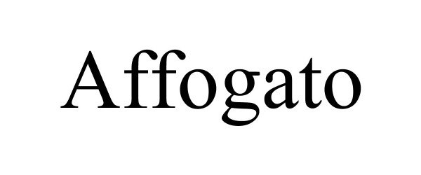 Trademark Logo AFFOGATO