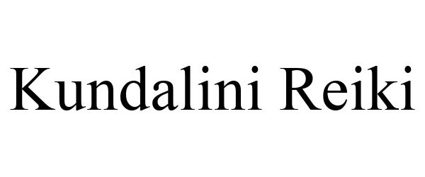 Trademark Logo KUNDALINI REIKI