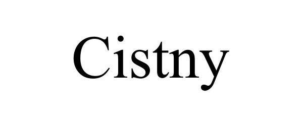  CISTNY