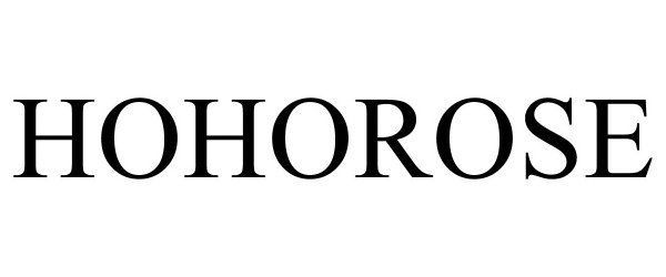  HOHOROSE