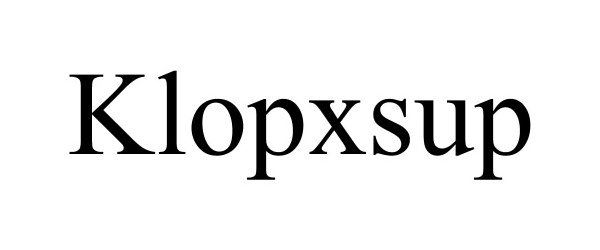  KLOPXSUP
