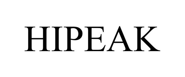 Trademark Logo HIPEAK