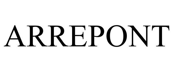 Trademark Logo ARREPONT