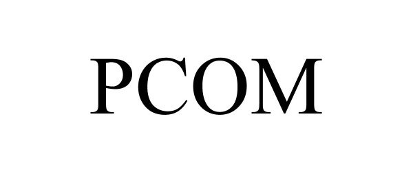 Trademark Logo PCOM