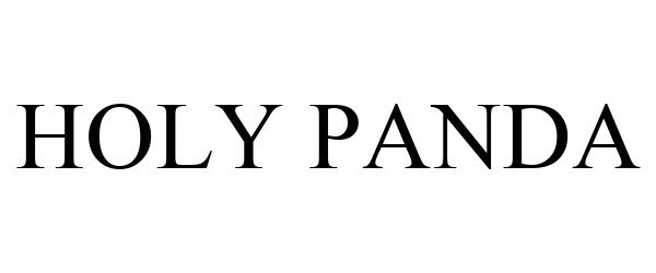 Trademark Logo HOLY PANDA