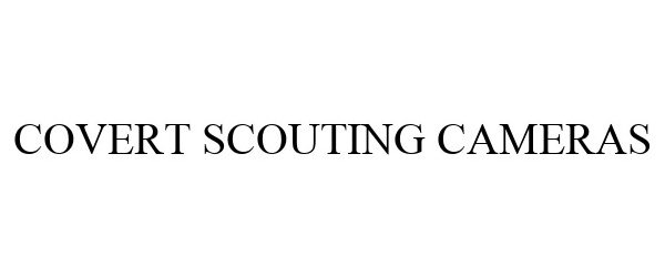  COVERT SCOUTING CAMERAS
