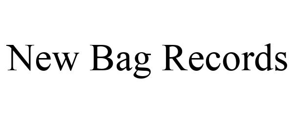  NEW BAG RECORDS