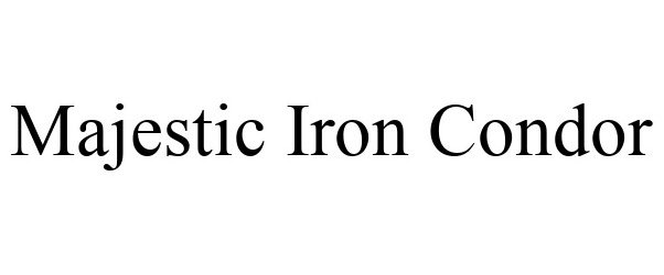 Trademark Logo MAJESTIC IRON CONDOR