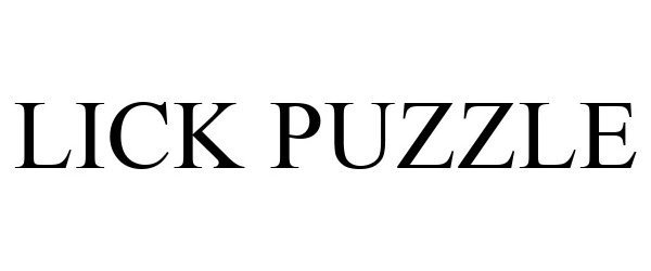  LICK PUZZLE