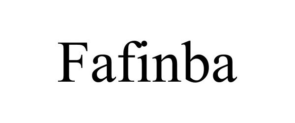 Trademark Logo FAFINBA