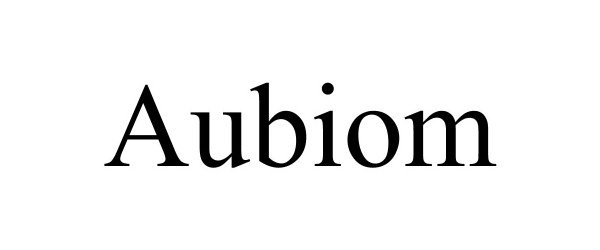 Trademark Logo AUBIOM