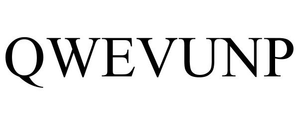 Trademark Logo QWEVUNP