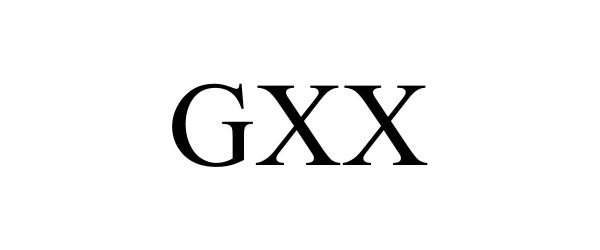 Trademark Logo GXX