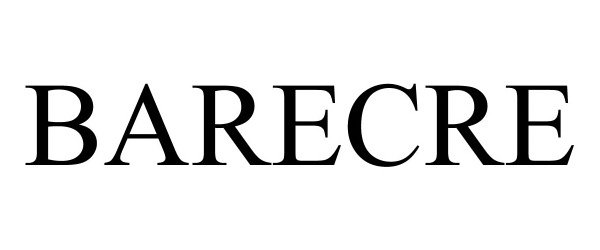 Trademark Logo BARECRE