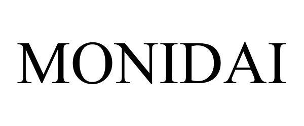 Trademark Logo MONIDAI