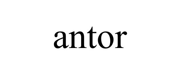 Trademark Logo ANTOR