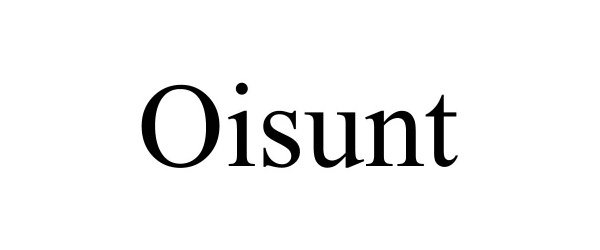 Trademark Logo OISUNT
