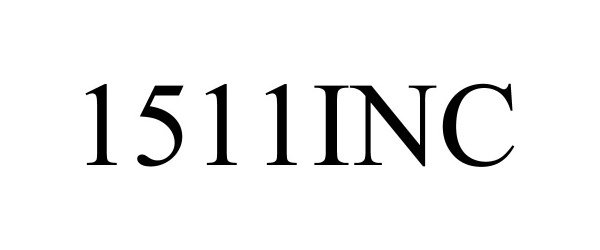 Trademark Logo 1511INC