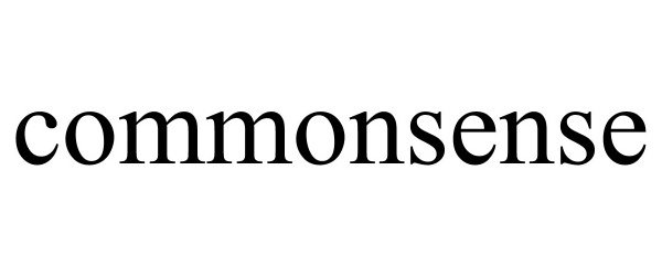Trademark Logo COMMONSENSE