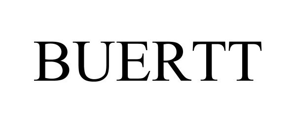 Trademark Logo BUERTT