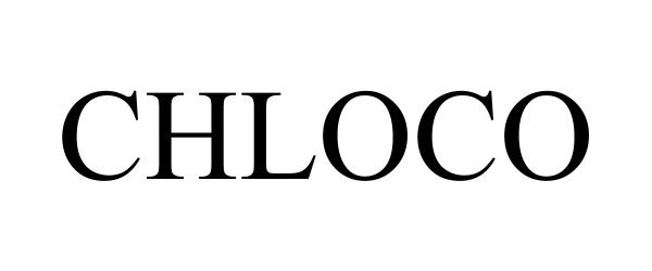 Trademark Logo CHLOCO
