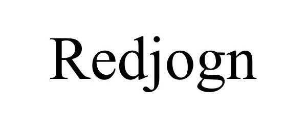 Trademark Logo REDJOGN