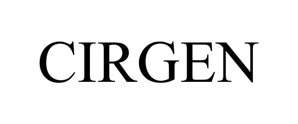 Trademark Logo CIRGEN