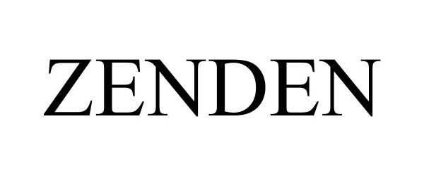 Trademark Logo ZENDEN