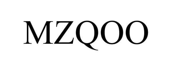 Trademark Logo MZQOO