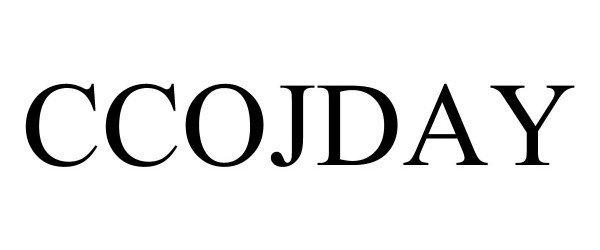 Trademark Logo CCOJDAY
