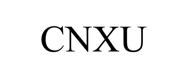 Trademark Logo CNXU