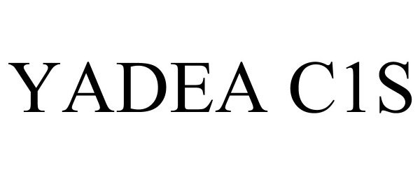 Trademark Logo YADEA C1S