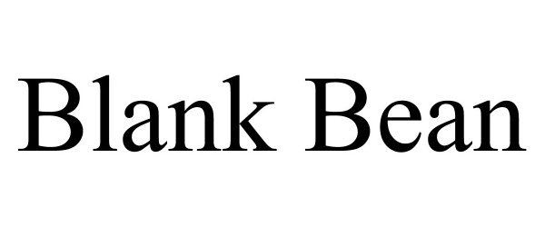 Trademark Logo BLANK BEAN