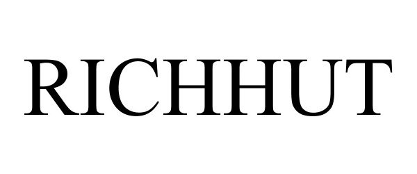 Trademark Logo RICHHUT