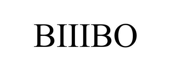 Trademark Logo BIIIBO