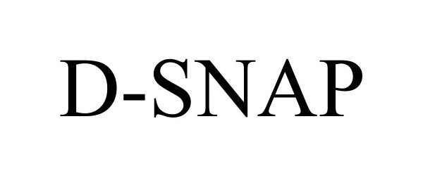 Trademark Logo D-SNAP