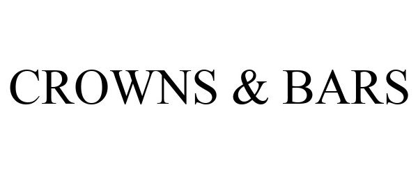 Trademark Logo CROWNS & BARS