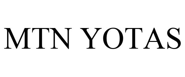 Trademark Logo MTN YOTAS